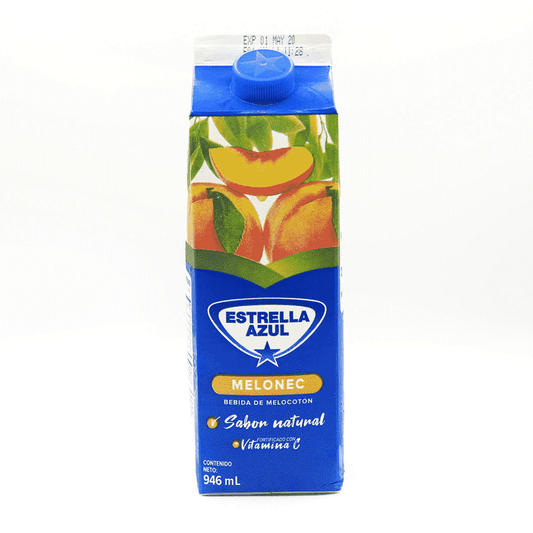 BEBIDA MELOCOTON ESTRELLA AZUL 946ML