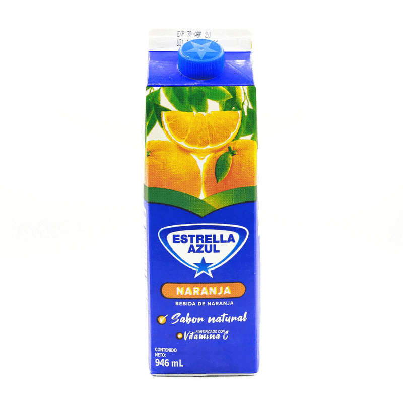 BEBIDA DE NARANJA ESTRELLA AZUL 946ML