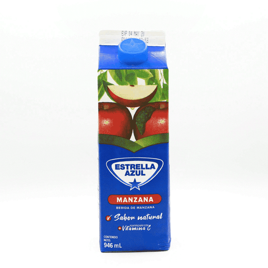 BEBIDA DE MANZANA ESTRELLA AZUL 946ML