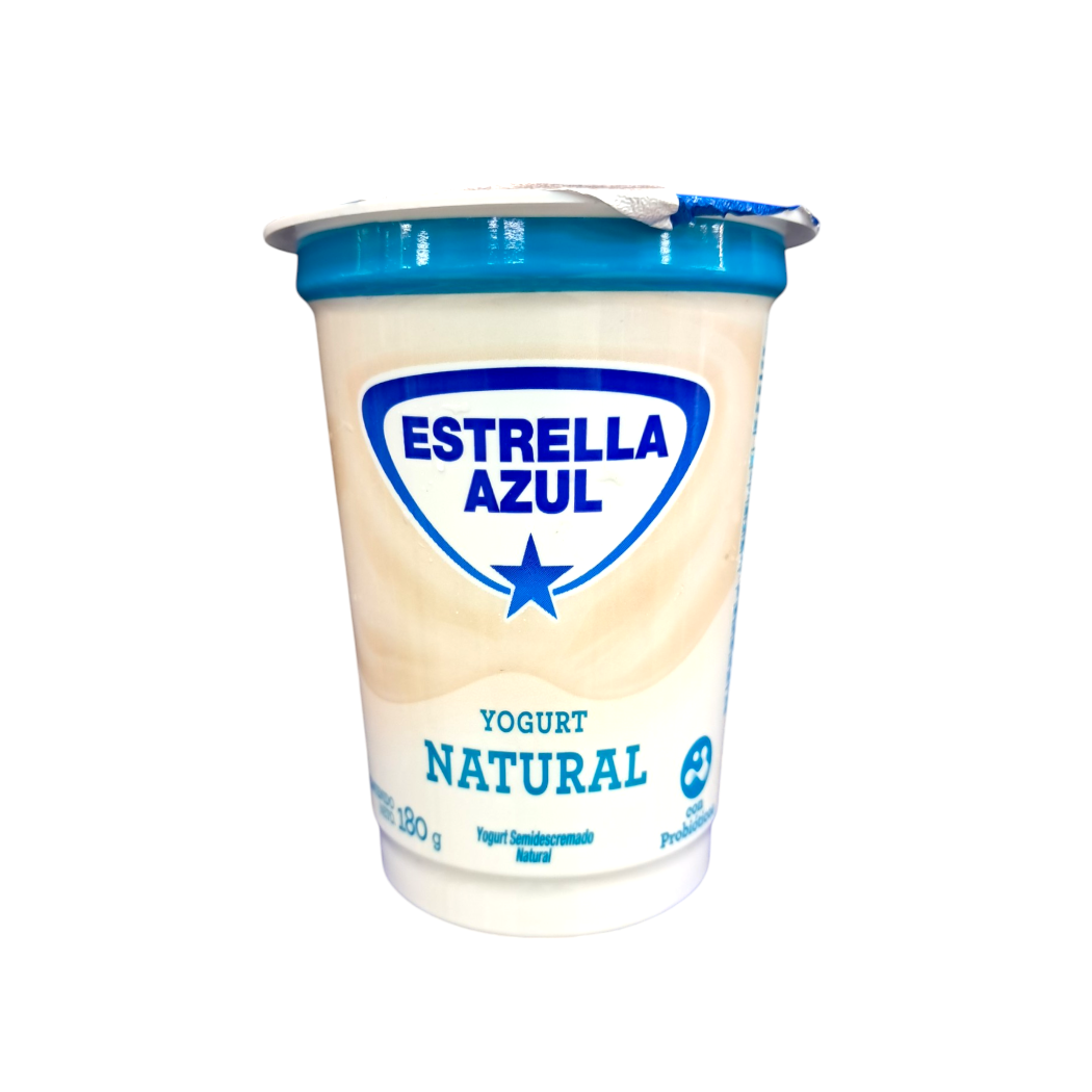 YOGURT NATURAL ESTRELLA AZUL 180GR