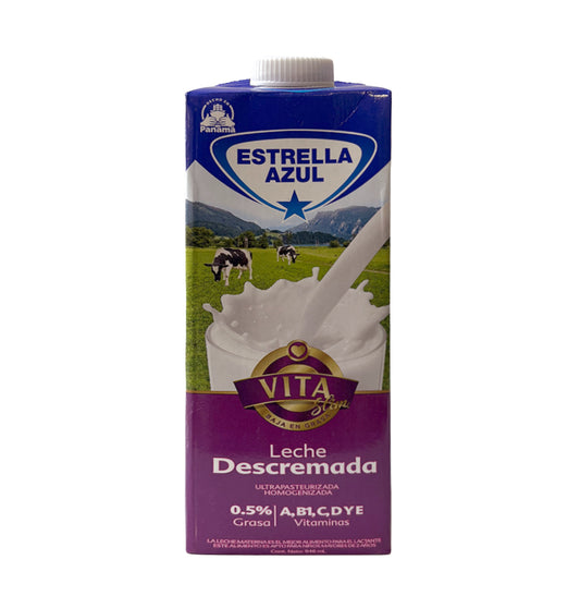 LECHE DESCREMADA 0.5 ESTRELLA AZUL 946ML