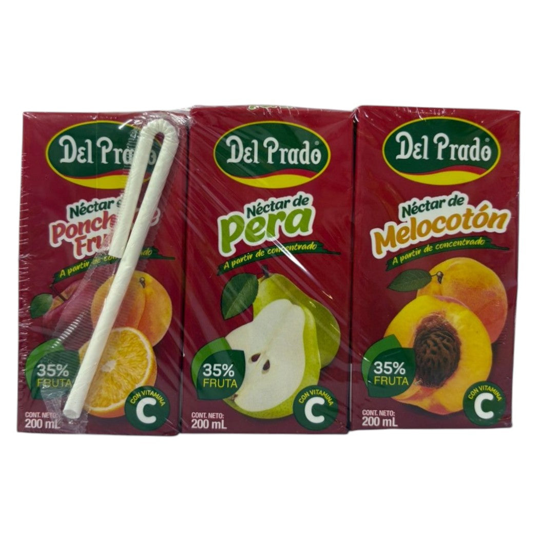 6PACK NECTAR SURTIDO DEL PRADO UHT 200ML