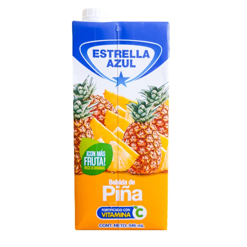 BEBIDA PIÑA ESTRELLA AZUL 946ML