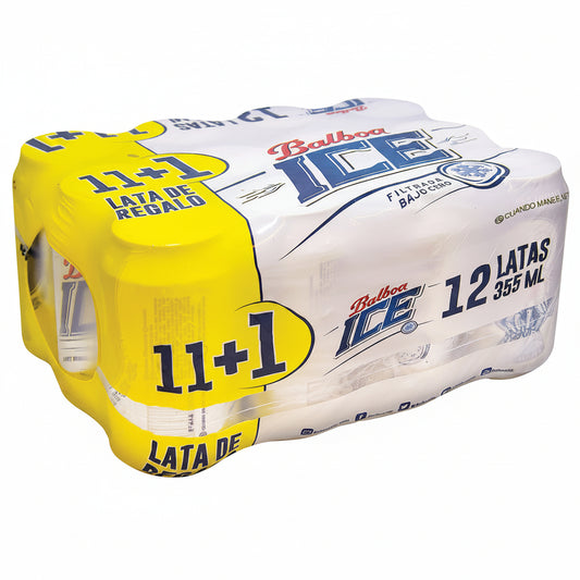12PACK CERVEZA BALBOA ICE 355ML