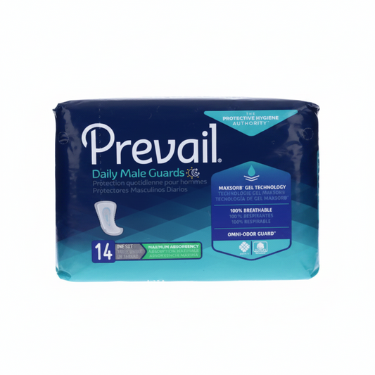 TOALLA PROTECCIÓN MASCULINA PREVAIL 14U