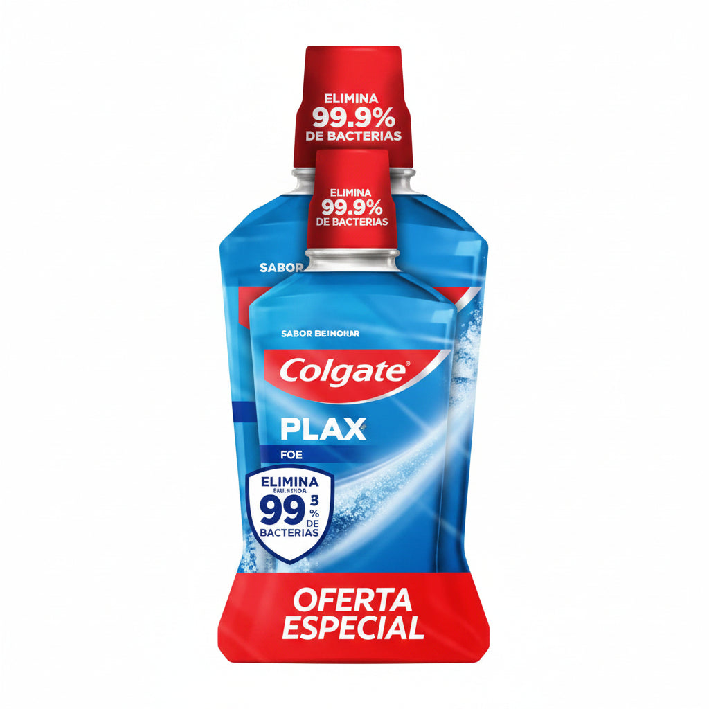ENJUAGUE BUCAL PLAX ICE 2PACK