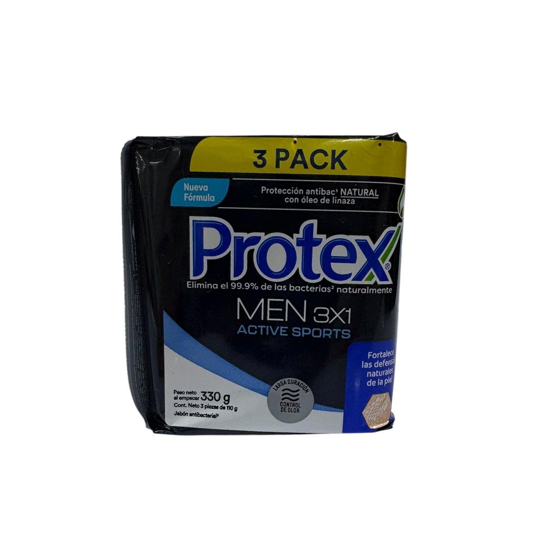 JABÓN TOCADOR MEN SPORT 3PACK 110GR
