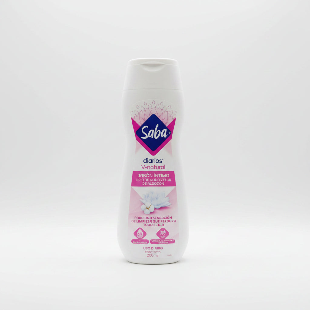 JABÓN ÍNTIMO V-NATURAL SABA 200ML