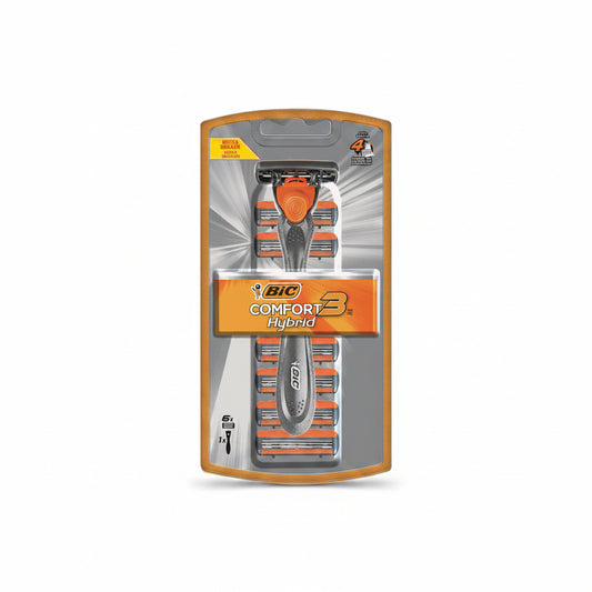 AFEITADORA CON 6 REPUESTO HYBRID BIC