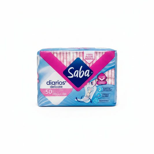 PROTECTORES DIARIOS REGULAR SABA 50U