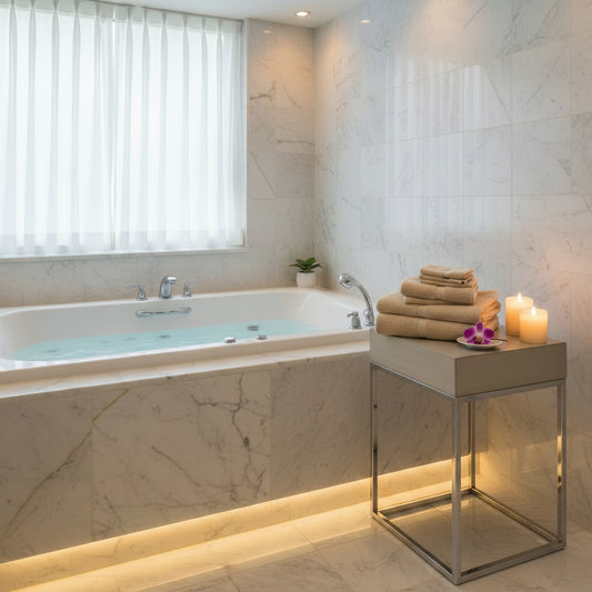 TOALLA DE BAÑO BEIGE JENNIFER HOME