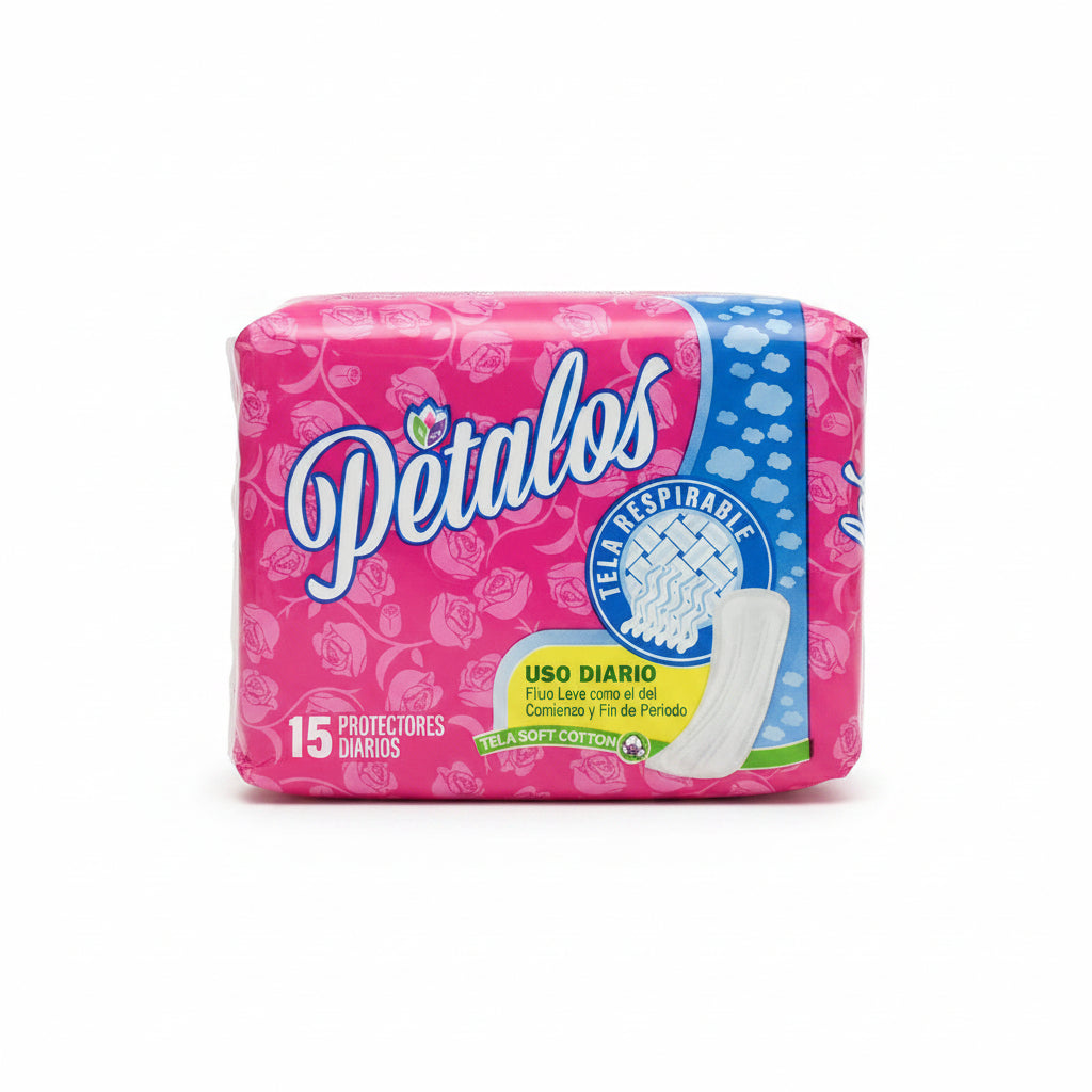 PROTECTORES DIARIOS PETALOS 15U