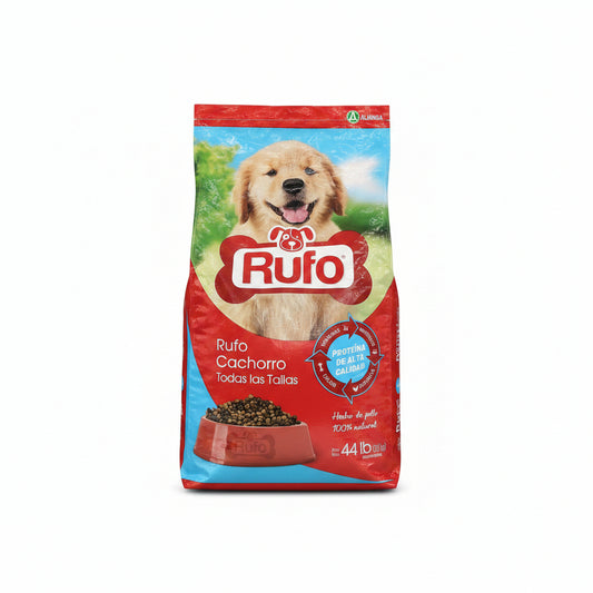 ALIMENTO PARA PERRO CACHORRO RUFO 44LB