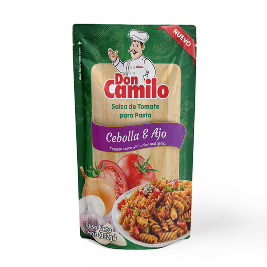 SALSA DE TOMATE CEBOLLA/AJO DON CAMILO 14OZ