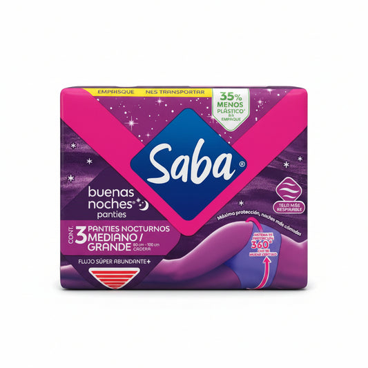 PANTIES DESECHABLES BUENAS NOCHES M/G SABA 3U