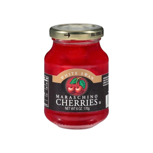 MARASCHINO CHERRIES WHITE SWAN 6OZ