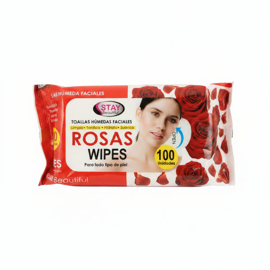 TOALLITAS HÚMEDAS ROSA 100U