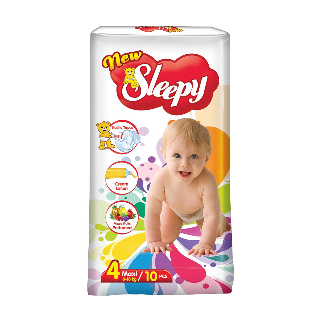 PAÑAL MAXI 8-18KG SLEEPY 10U